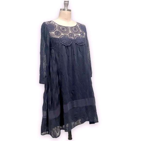 Anthropologie Holding Horses Navy Augusta Size Small - Picture 3 of 9